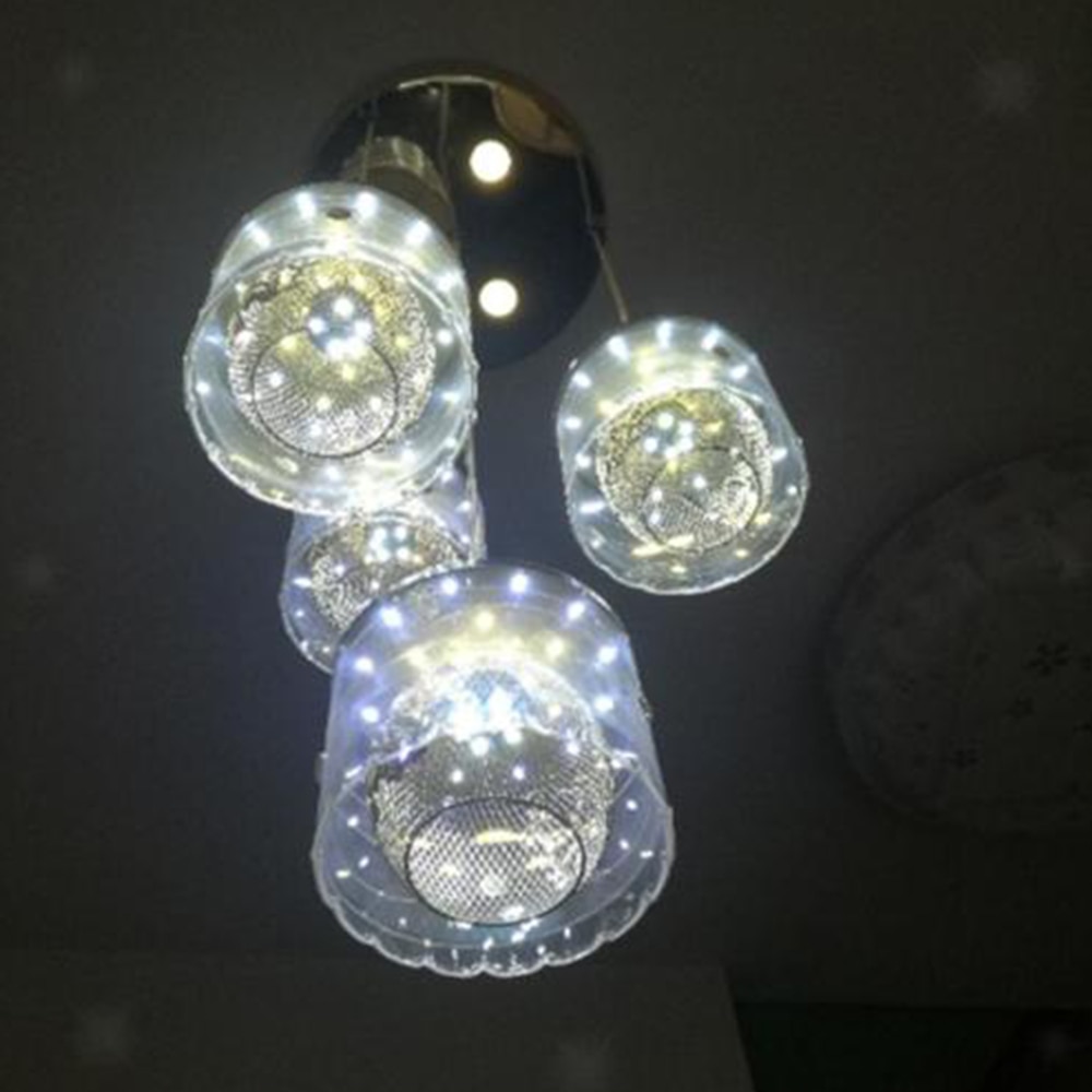 Modern metall ljuskrona lampskärm tak pendel ljus skärm hantverk lampskärm hem café inredning ljusstake