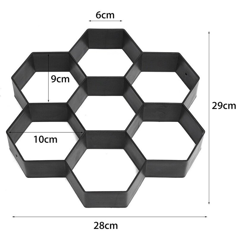 Molde de decoración de hormigón Para camino de jardín, herramienta Para crear caminos de jardín, bricolaje