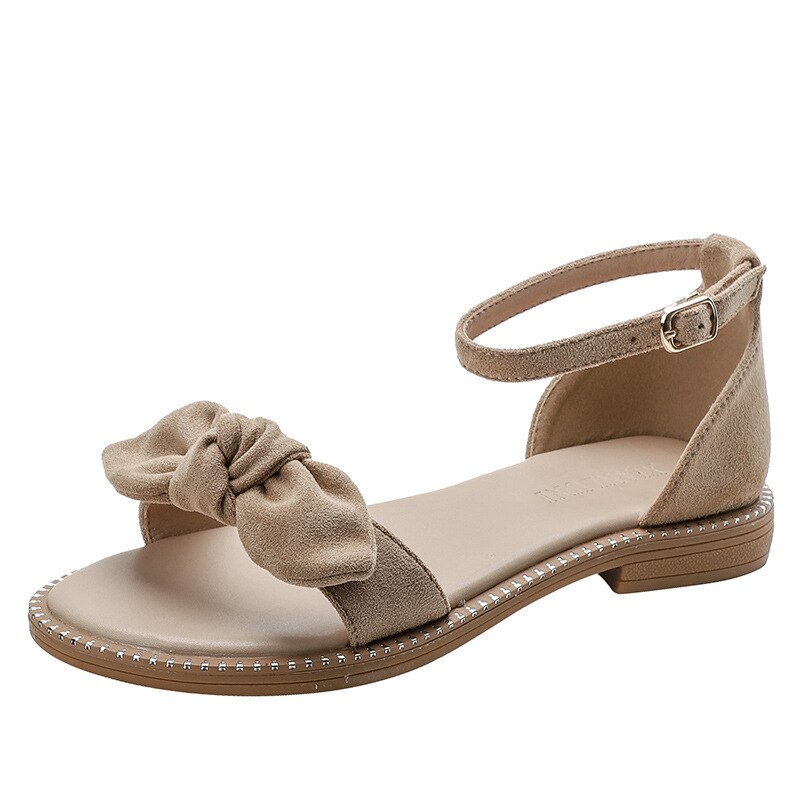 Skor dam bowknot sandaler sommar gladiator bohemia sandaler dam sommar strandskor kvinnliga sandaler mujer sandalias mujer
