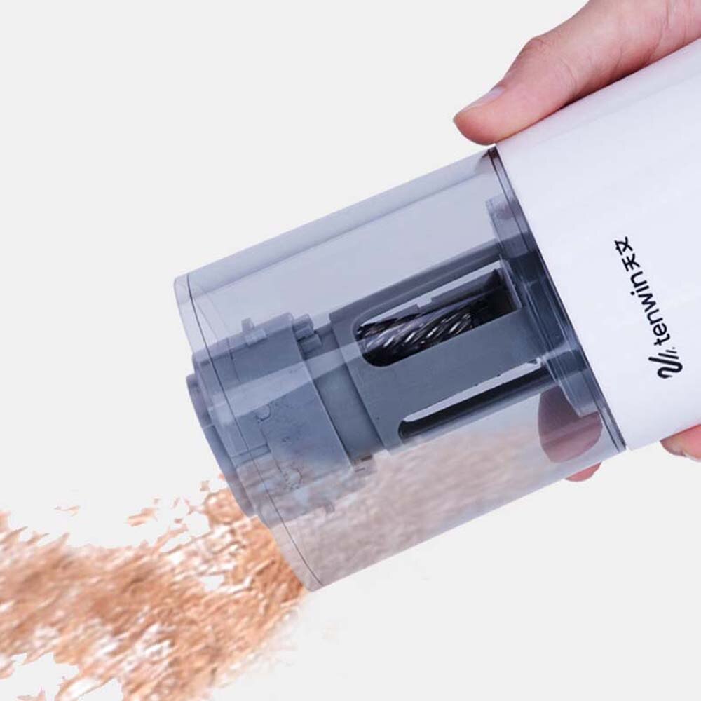 Tenwin Electric Pencil Sharpener Heavy Duty Rechargeable for Classroom Auto Stop Fast Sharpen In 3s School Office Stationery