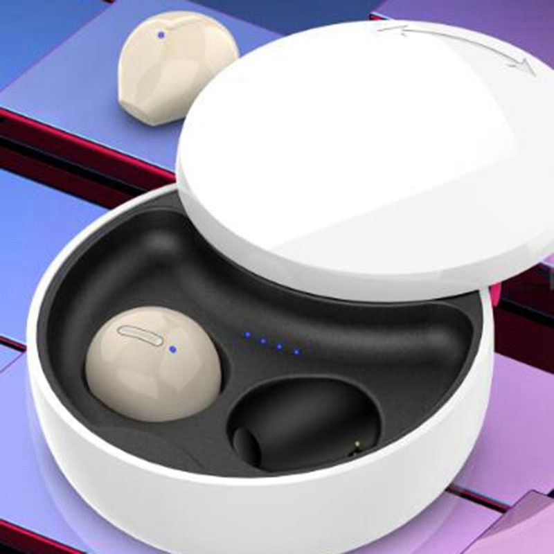 Mini auriculares inalámbricos X21S con Bluetooth 5,0, con funda de carga inalámbrica, Mini auriculares invisibles con Bluetooth