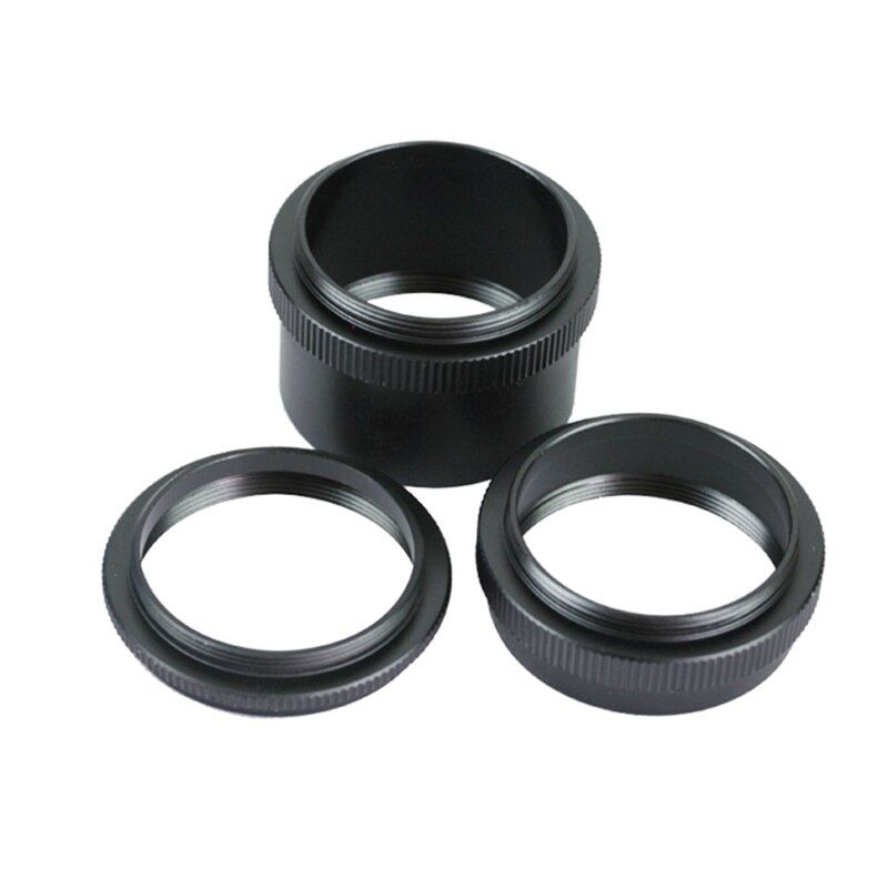 1 ensemble d'accessoires pour objectif d'appareil photo ootdty  m42 tubes d'extension macro bague adaptateur d'objectif d'appareil photo métal 42mm supports à vis