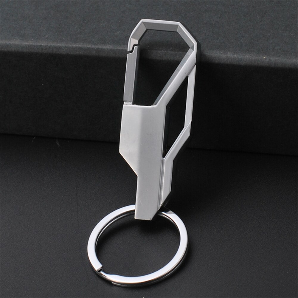 Mode Lederen Auto Sleutelhanger Mannen Metalen Taille Opknoping Sleutelhouder Beste Cadeau Sleutelhanger Accessoires: H