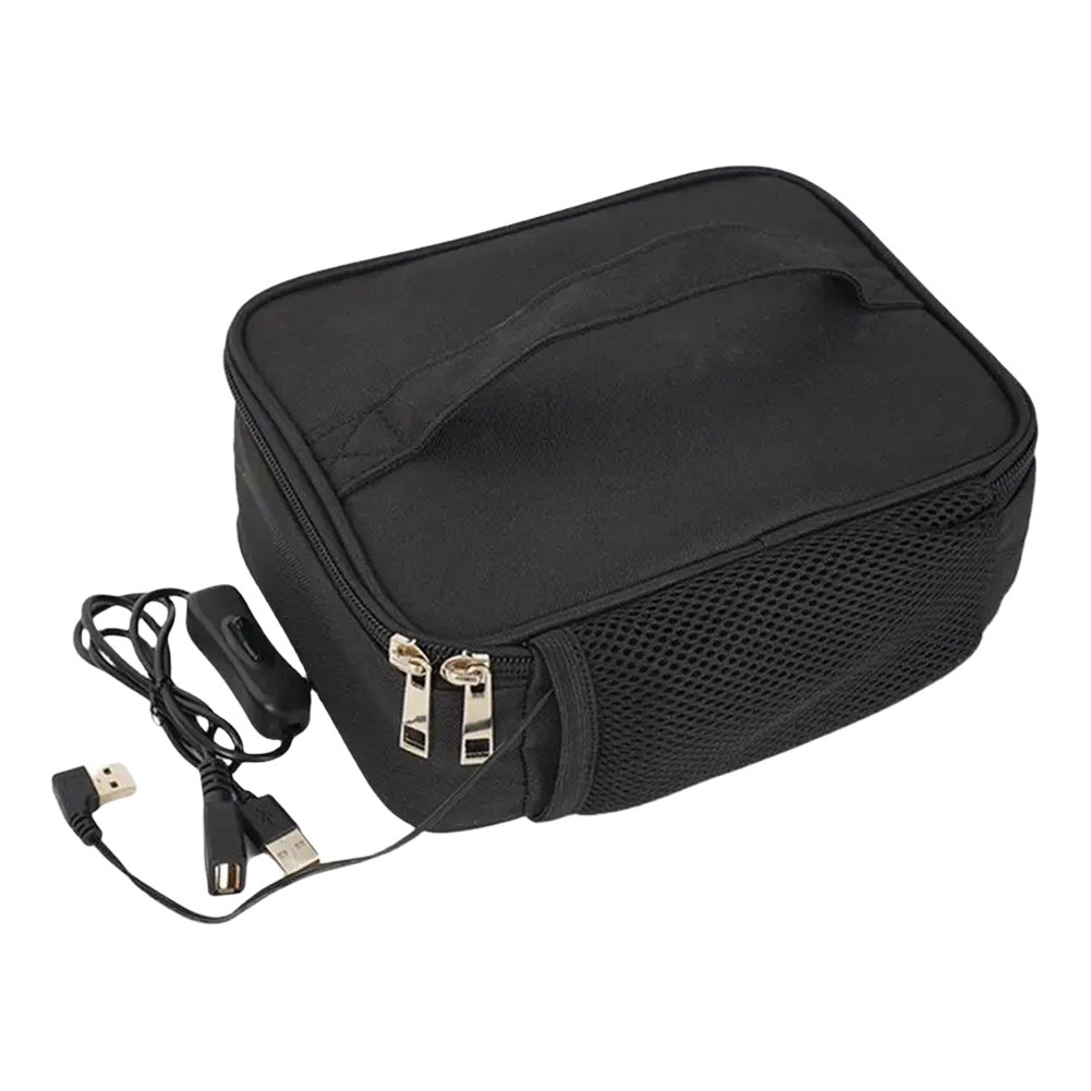 USB Camping Elektrische Lunchbox Oxford Stoff Heizung Container Paket Lebensmittel Isolierung Bento Lunch Box Thermostat Isolierung Tasche