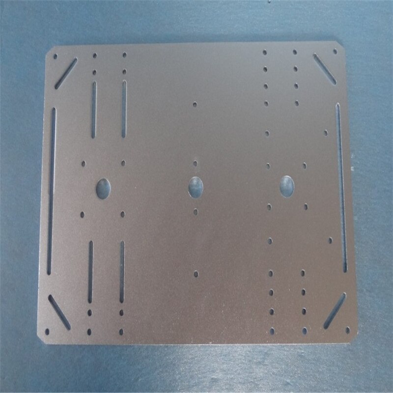 Car Chassis Plate Silver Aluminum Alloy 300mm*200mm*3mm 6061 High Strength Aluminum Alloy