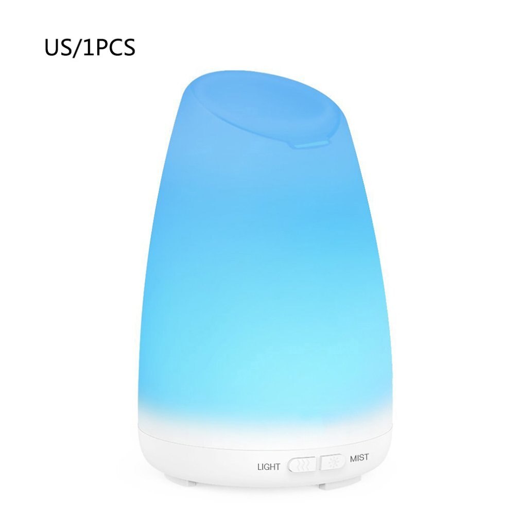 Aromatherapy machine Ultrasonic atomization 150ml colorful essential oil fragrance Portable air humidifier Home use: US