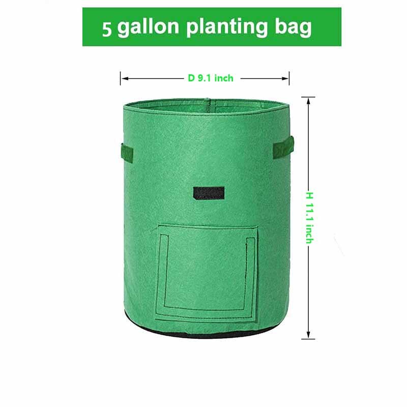 Filcowe worki robić uprawy roślin uchwyty tkaniny ogrodowe doniczki robić ziemniaków szklarnie warzywa rosnące torby nawilżające narzędzia pionowe