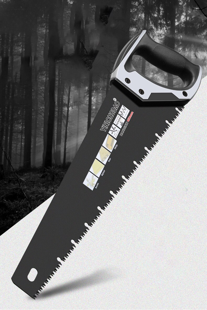 Heavy Duty Extra Long Blade Hand Saw For Wood Camping, Dry Wood Pruning Saw With Hard Teeth