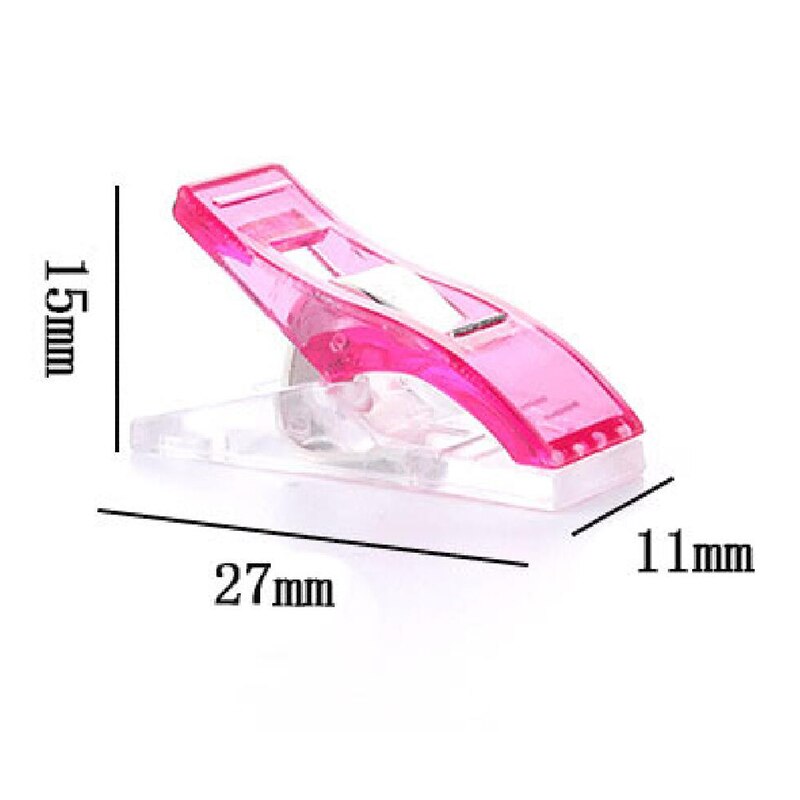 Craft Patchwork Sewing Knitting Clip Home Office Supplies Sewing Clip Plastic Wonder Clips Holder Fabric 50Pcs