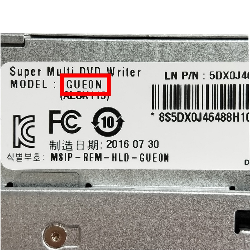 Unidad Original DVDRW GUE1N GUE0N DA-8AESH DA-8A6SH para Lenovo ideapad 100 110 130 300 310 320 330 510 520 L340 L3