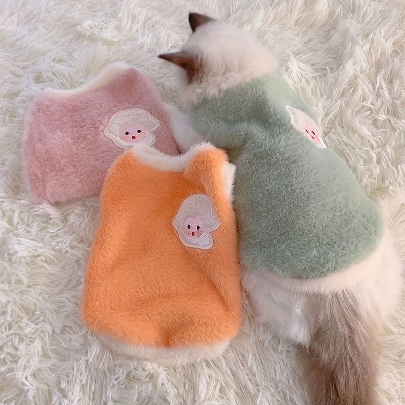 Katzen-Accessoires, warme Kätzchen-Kleidung für Haustiere für Höhle Winter, Kätzchen-Kleidung, kleine Kätzchen-Sachen, Kühlkleidung, zur Seite fahren-Westen für Hunde