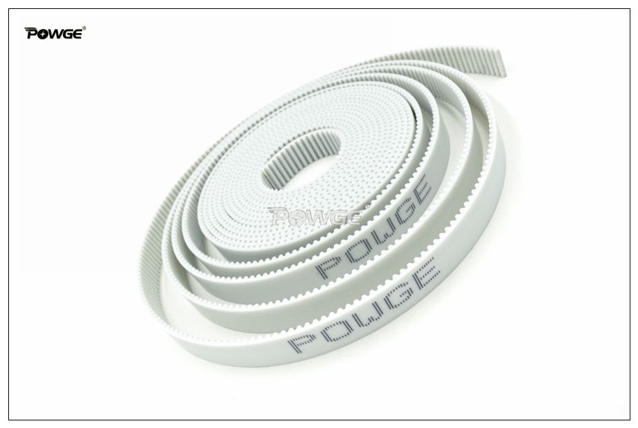 POWGE 5pcs 24 Tanden 3M Tandriemschijf Boring 5/6/6.35/8/10/ 12/14mm + 5meter W = 15mm HTD 3M PU Distributieriem 24 T 24 tanden 3M Katrol