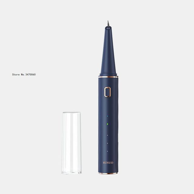 Xiaomi-escarificador ultrasónico Dental Visual T12 Pro, removedor de sarro y cálculo Dental, aplicación inteligente, limpiador de endoscopio HD de 500W: Azul