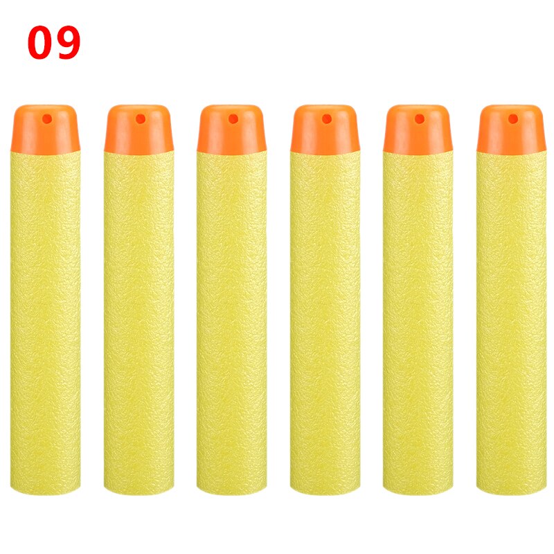 10pcs/bag Soft Hollow Hole Head Refill Darts Toy Gun supply for Christmas Birthday Kid Children TSLM1