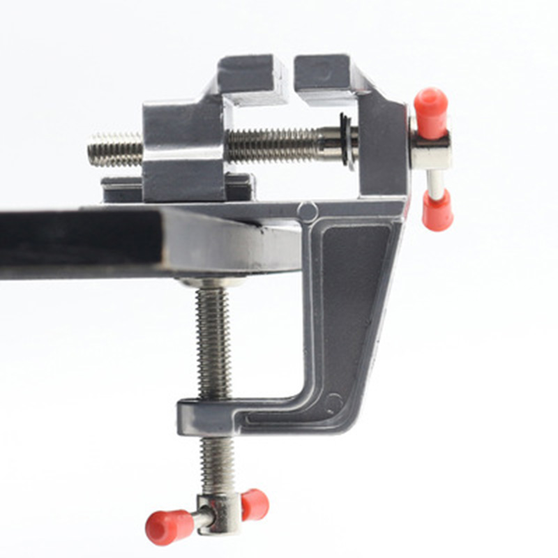 Mini bord skruestik 1.4 arbejdsbænk klemme drejelig skruestik håndværk reparation diy nyttige værktøjer diy værktøj mini bænk skruestik klemmer & skruer