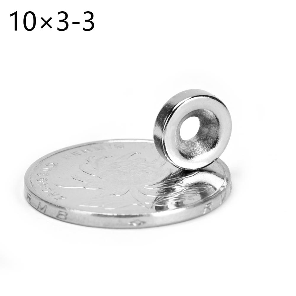 50/100/500Pcs Ring Magneet (Code Nummer: 103Mm) met Gat Sterke Neodymium Magneet Krachtige Neodimio Super Magneten Imanes