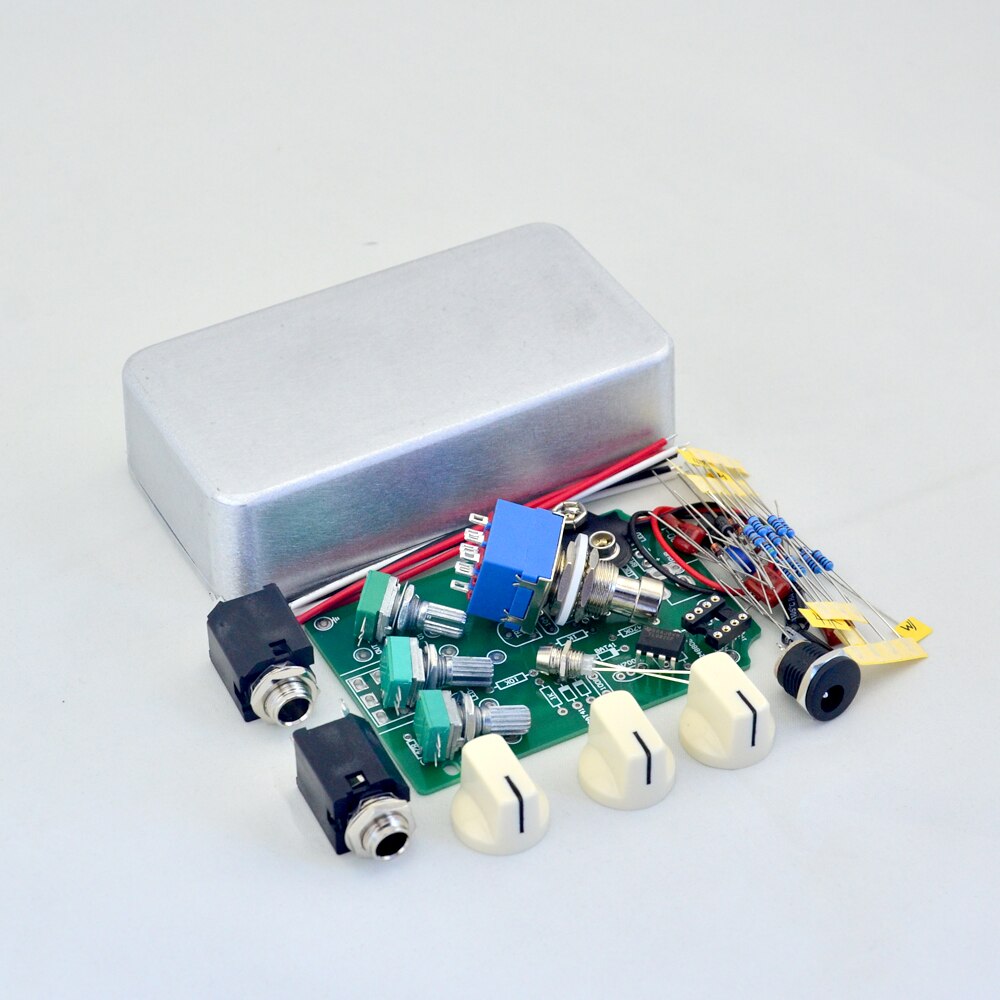 DIY Overdrive/retardo/pelusa/Boost/distorsión/Tremolo/Compresson Pedal de efectos de guitarra kit de Bypass verdadero Kits: LT-OD-G01