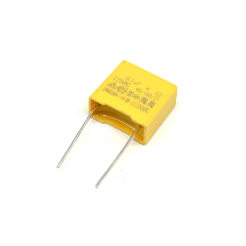 20 pièces 100nF condensateur X2 condensateur 275VAC du Lancement 10mm X2 275V condensateur à film De Polypropylène 0.1uF