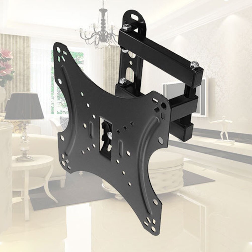14-42inch Rack Support Wall Mount Stand Universal TV Bracket Rotate Hanging Easy Install Screen Adjustable Angle Strong Bearing