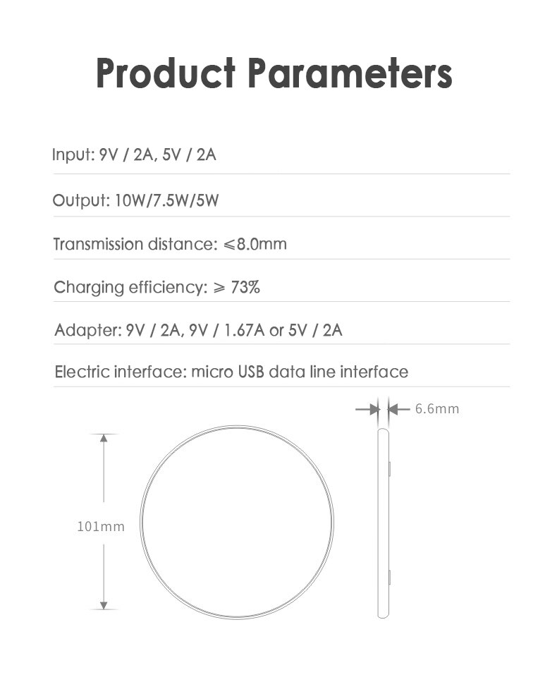 10W Draadloze Oplader Voor Iphone Snelle Wirless Opladen Voor Samsung Voor Xiaomi Voor Huawei Telefoon Oplader Draadloze