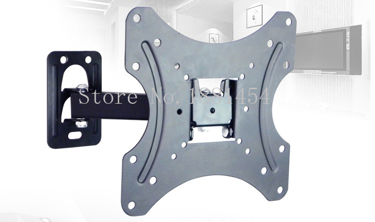 Universal TV rack retractable rotating LCD TV stand wall hidden TV Fit for 14"-42" Max Support 35KG Weight