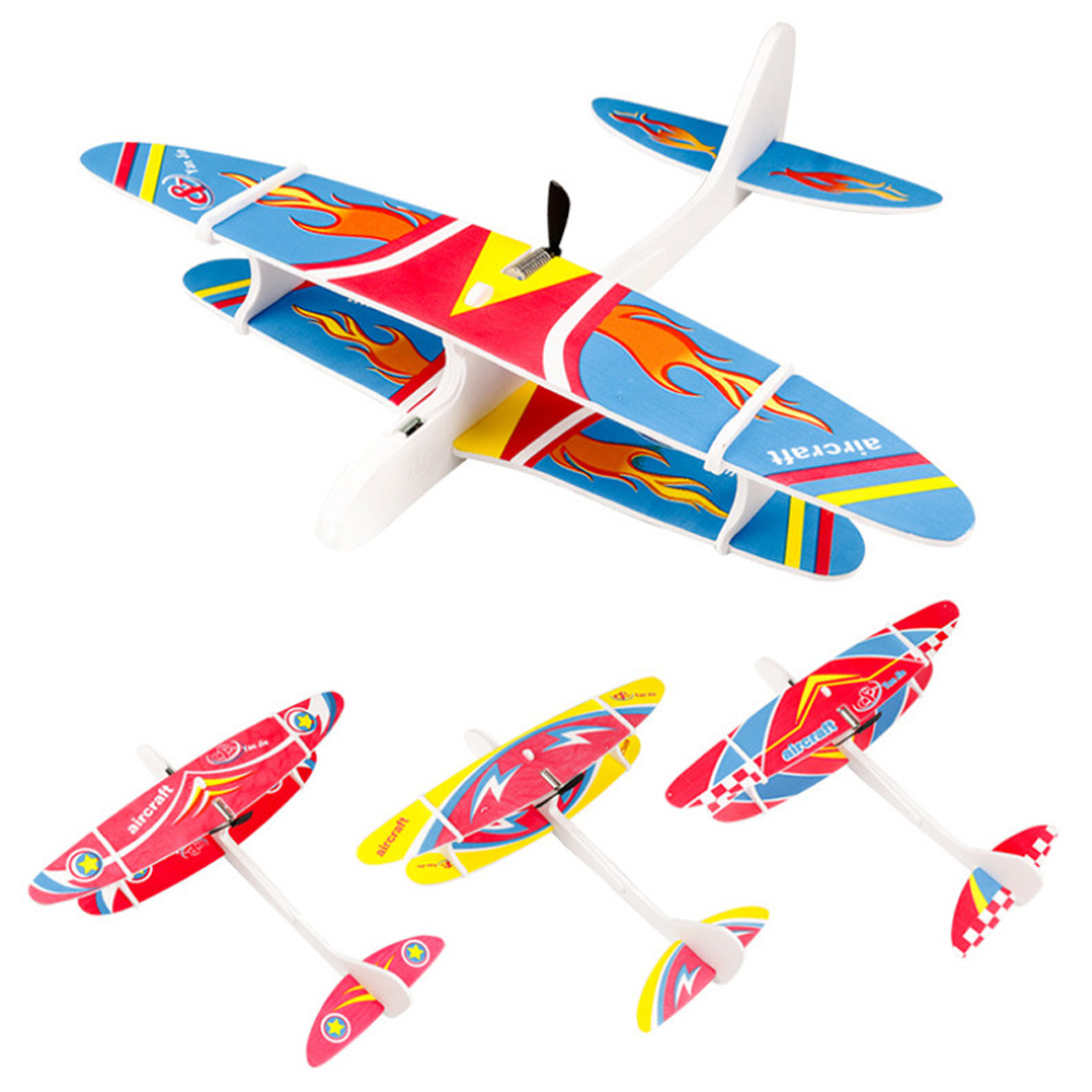 Hand Gooien Vliegtuig Zweefvliegtuig Elektrische Vliegtuig Speelgoed Duurzaam Epp Schuim Vliegtuig Model Fun Outdoor Lancering Vliegende Spel Voor Kinderen