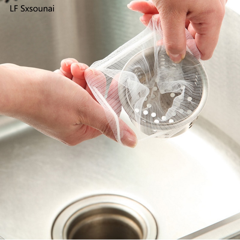 LF Sxsounai 30 pcs Sink Drain Filter Bad Haar Catcher Stopper Trapper Afvoer Gat Filter Zeef voor Badkamer Keuken Toliet