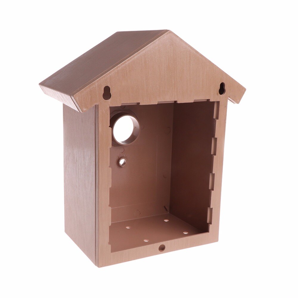 Casa para pájaros golondrinas, nido artesanal, decoración para el hogar, caja para cacatúas de cría al aire libre, techo de , suministros para aves, C42