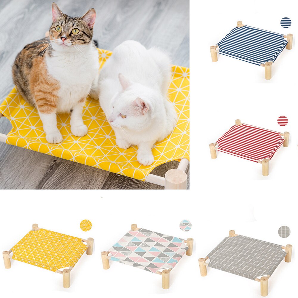 Été chat hamac lit maison pour animaux de compagnie pour chiens chiot paresseux tapis coussin chaise longue pour chats chaton chalets hiver fournitures de couchage pour animaux de compagnie