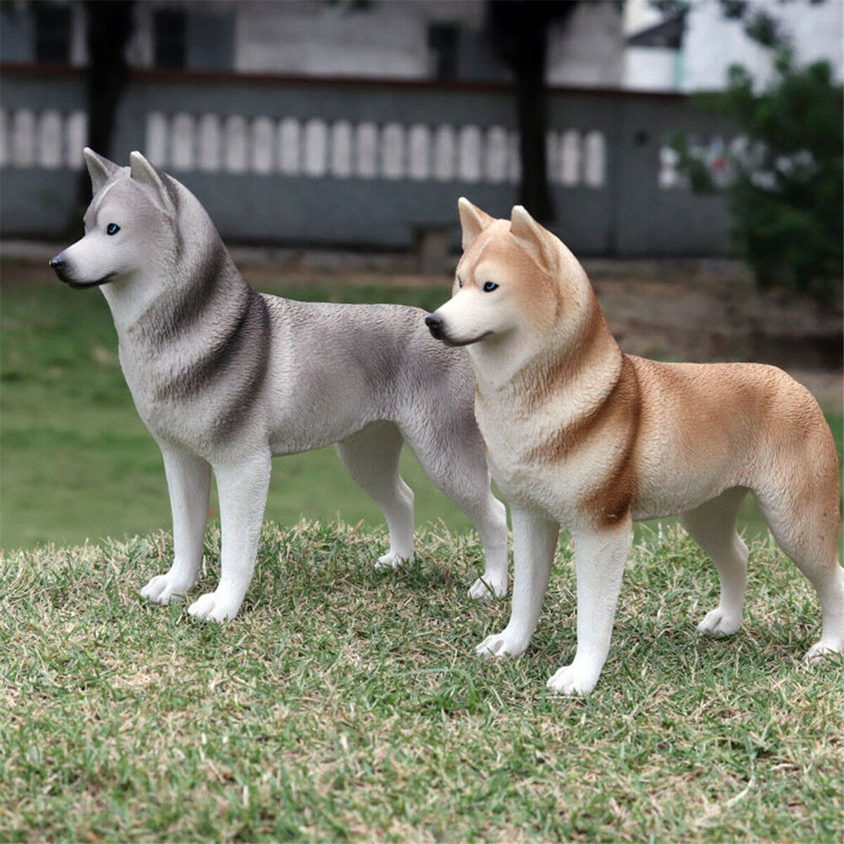 Huskie Siberian husky Dog Pet Animal Figure Model Toy Collector Decor Educational Toys Decoration Kid Birthday