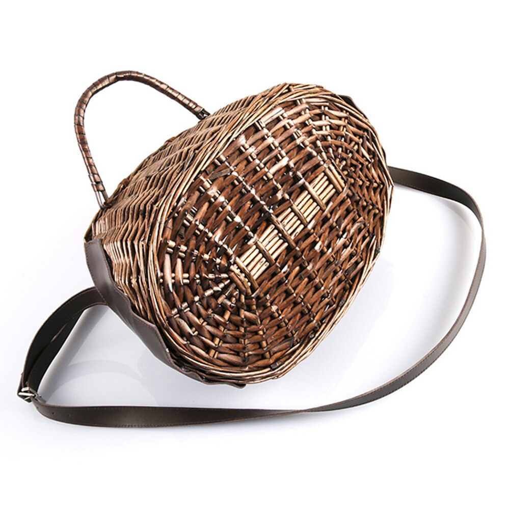 Uppercrust Red Hamper Visgerei Creel Mand