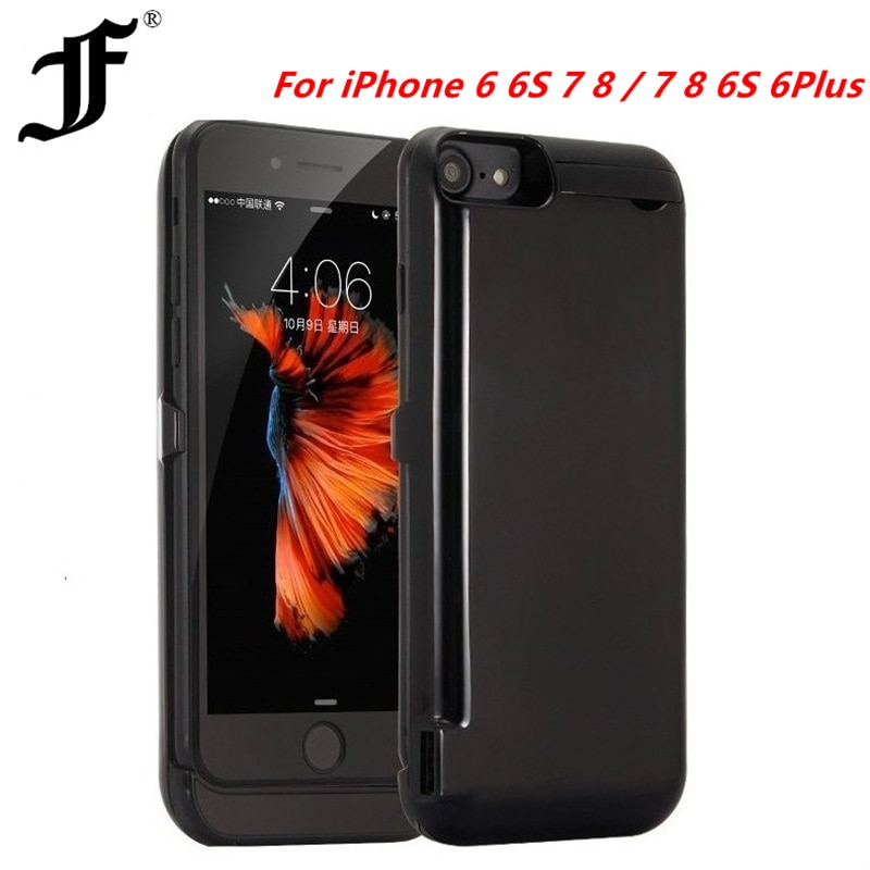 10000Mah Vermogen Case Voor Iphone 6 6S 7 8 Case Batterij Oplader Voor Iphone 6 6S 7 8 Plus Power Bank Opladen Case