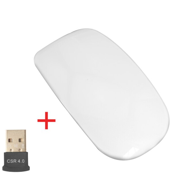 Bluetooth Wireless Arc Touch Magic Mouse 2 Ergonomic Optical Computer Mause Mini 3d Slim Office PC Mice For Apple Macbook Laptop: Set1
