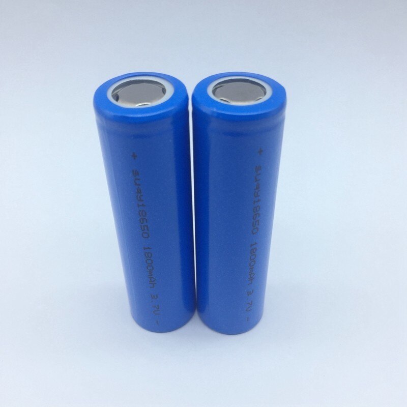 100% 3.7v Lithium Ion Battery 18650 Battery Rechargeable Lithium Ion Rechargeable Batteries 1800mah Rechargeable Batteries