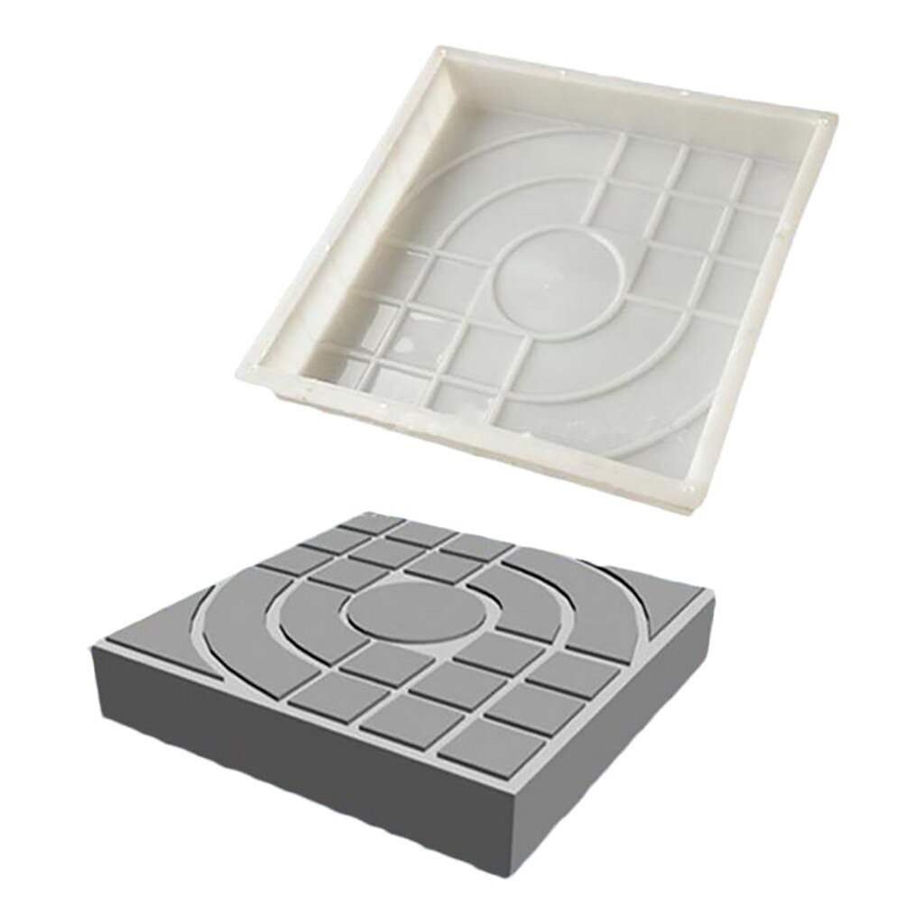 Floor tile mould Many Plastic Making DIY Paving Mould Home Garden Floor Road Concrete Stepping Patio Pavement Decoration