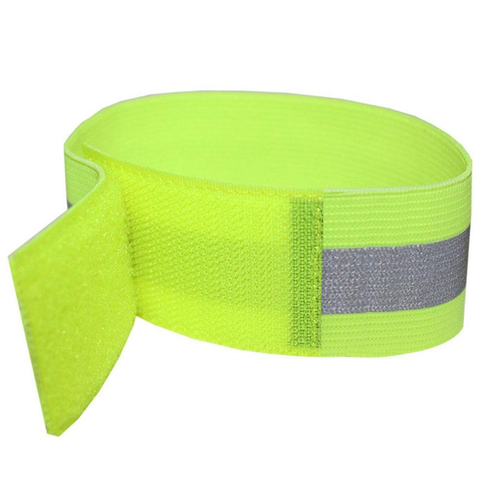 Running Cycling Reflective Strips Warning Bike Safety Bicycle Bind Pants Hand Leg Strap Reflective Tape Sports: One Strip