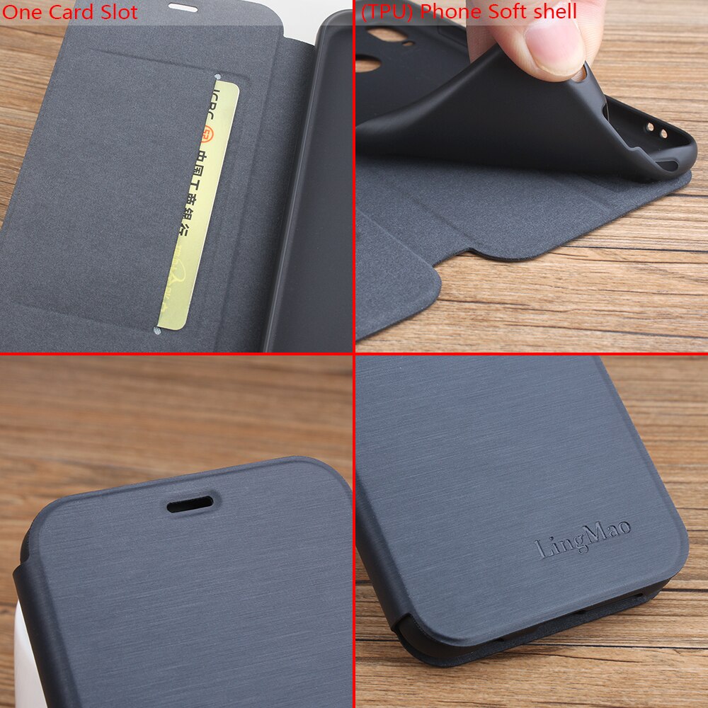 Étui portefeuille à rabat en cuir pour meizu pro 6 plus, étui de luxe pour smartphone meizu pro 6 plus, étui pour meizu note 8