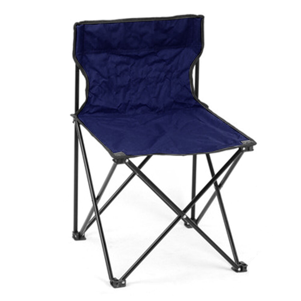 Draagbare Vissen Rugleuning Opvouwbare Picknick Zetel Tuin Office Home Furnitureoutdoor Ultralight Vouwen Maan Stoelen Draagbare Vis: Donkerblauw