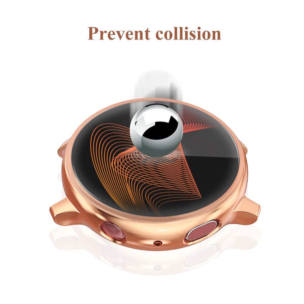 Case For Samsung galaxy watch active 2 active 1 cover bumper Accessories Protector Full coverage silicone Screen Protection