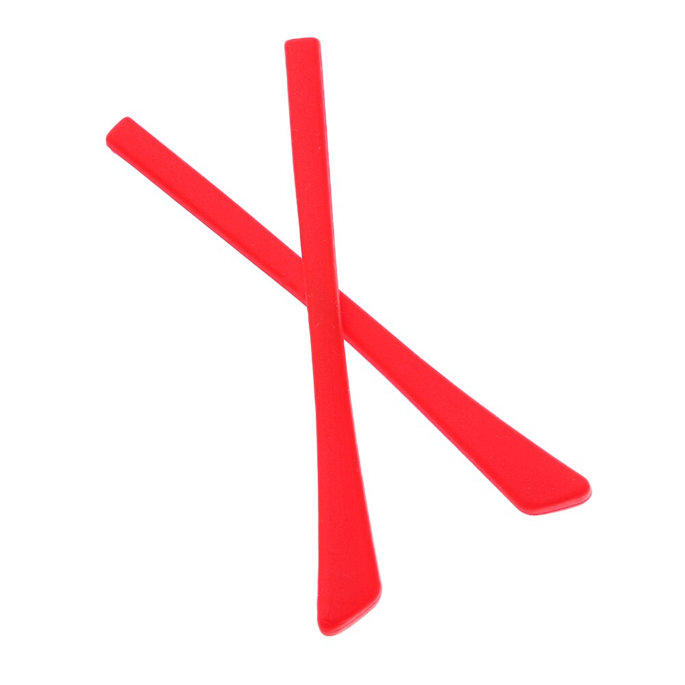 1 paar brillen zonnebrillen slip sets bril beenbeschermers antislip siliconen oorhaak tempel tip houder haak bril accessoires: B rood