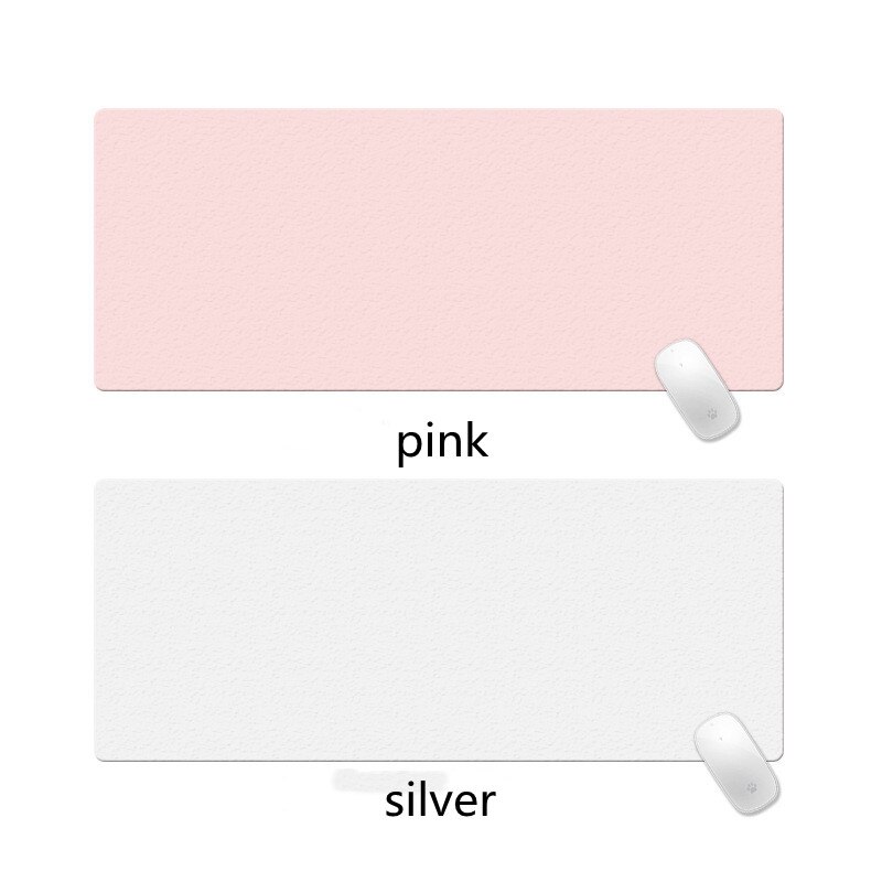 PU Leather Mouse Pad Laptop Computer Desk Mat Home Office Waterproof Anti-slip Modern Keyboard Mice Pad Writing Mat: 21x26cm D