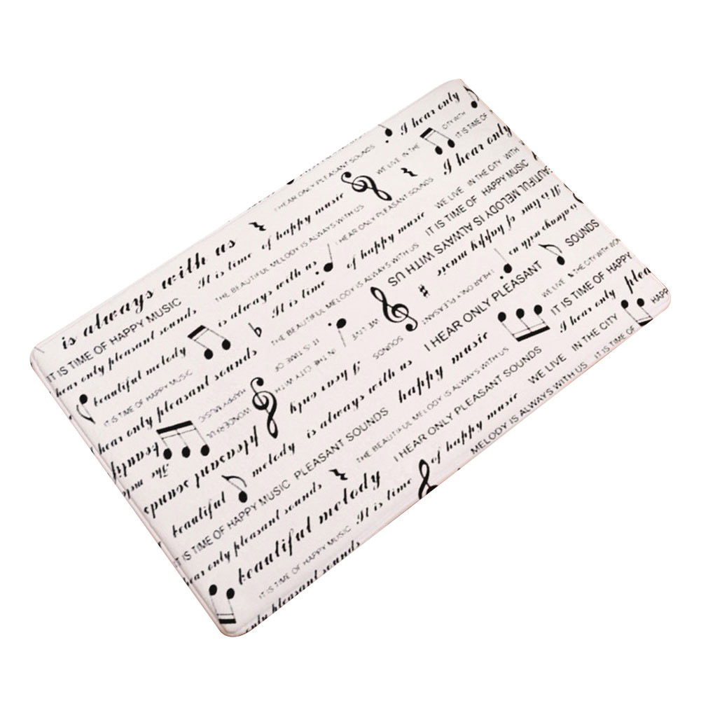 Tastiera di pianoforte Nota Porta del Corridoio Zerbino Ingresso Pavimento Tappetini non-scontrino Da Bagno Moquette del Pavimento Zerbino Complementi Arredo Casa di Natale Tastiera di pianoforte