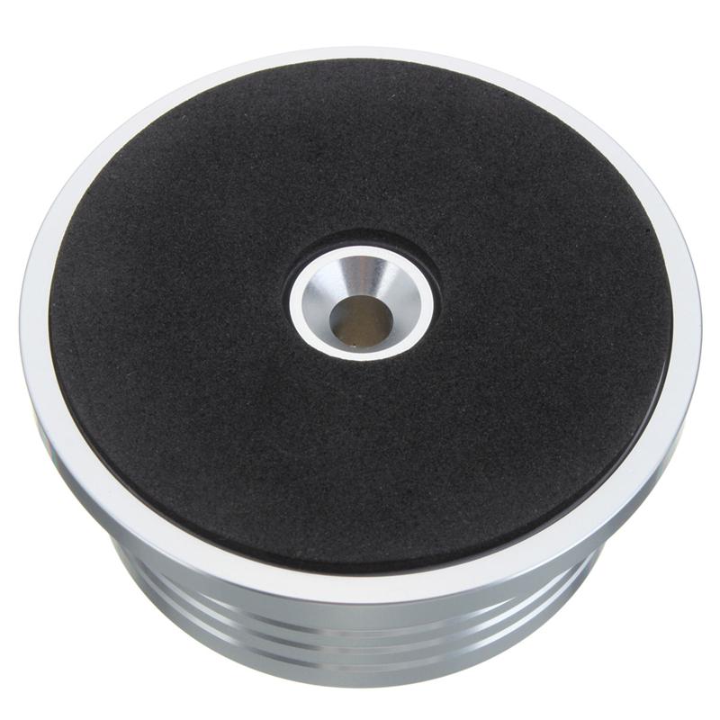 3In1 Metal Record Clamp Lp Disc Stabilizer Turntable For Vinyl Record Turntable Vibration Balanced(Black)
