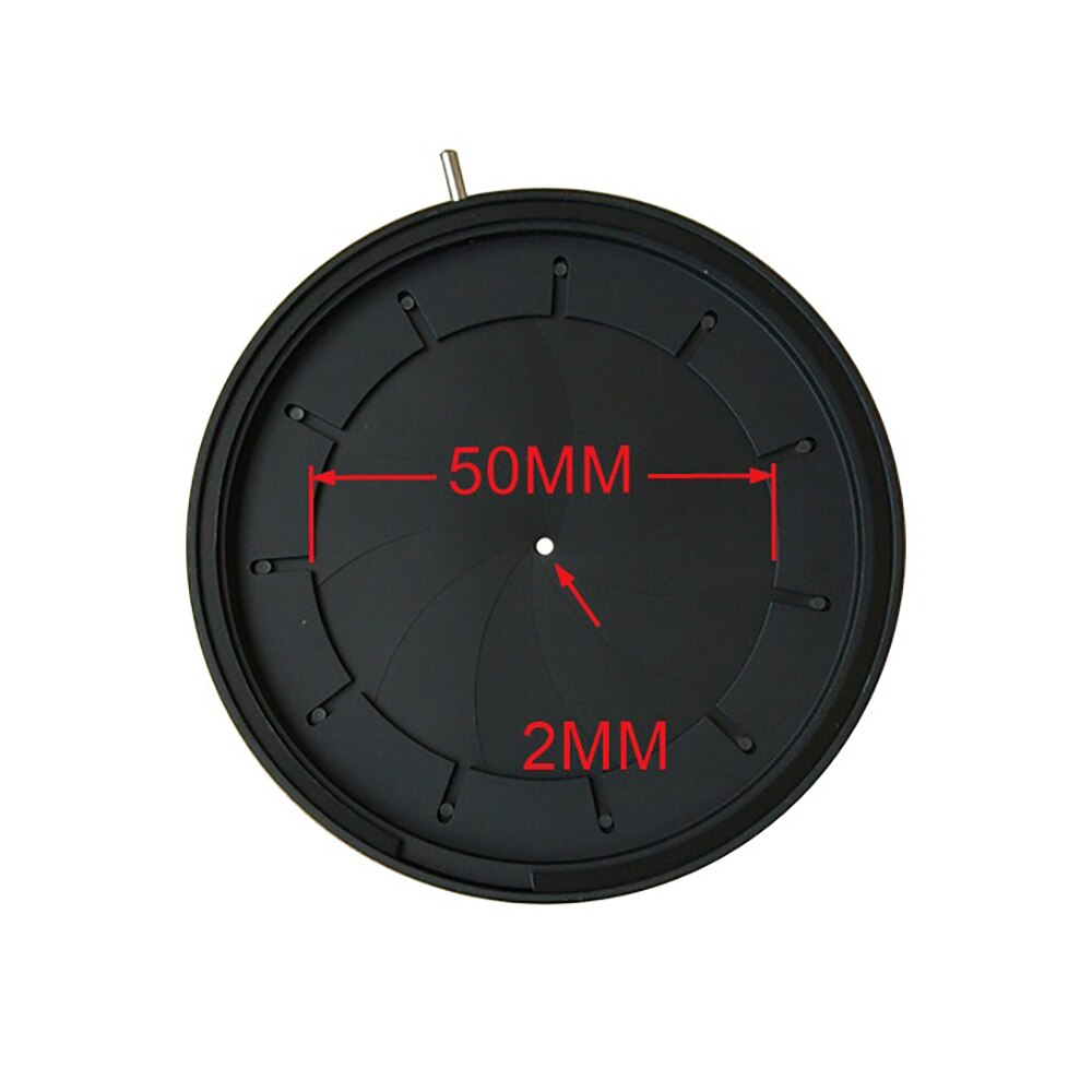 1 PC Einstellbare 2-50mm Mechanische Iris Membran Blende für Mikroskop Kamera Adapter Monitor Kondensator