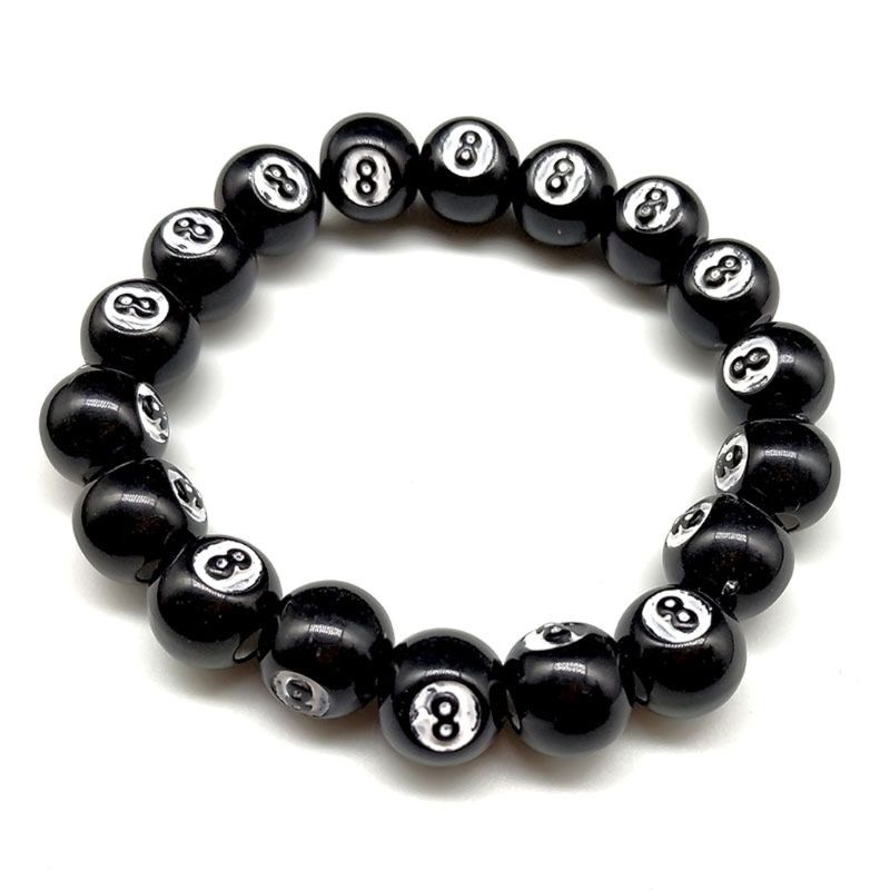 Colorful Acrylic Dice Beads Stretch Bracelets Funny Game Lucky Dice Bracelets