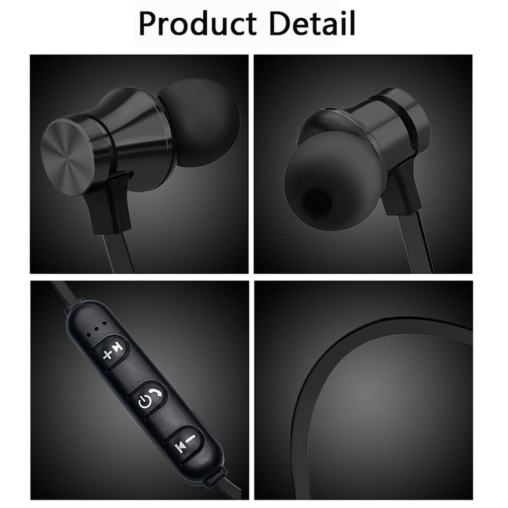 Rovtop XT11 Magnetic Bluetooth Earphone Wireless Earbuds Sport Headset For iPhone Xiaomi Hands free Headphones for Huawei