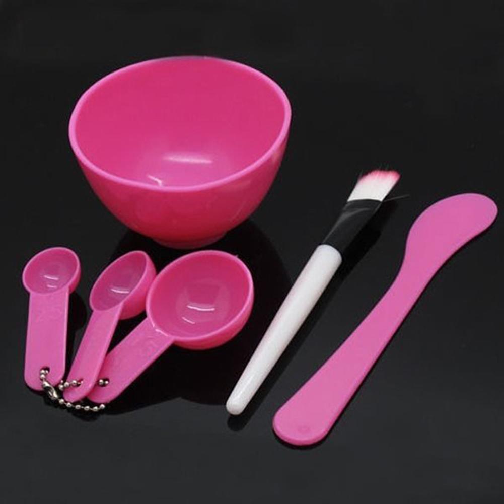 6 in 1 DIY Mask Set Tool Plastic Mask Cup Facial Mask Cup Brush Spoon Face Care Women Makeup Beauty Tools Practical Set