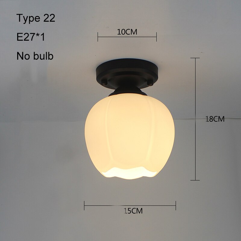 Moderne Decke Lichter LED Decke Lampe Jahrgang Plafondlamp KäFeige Plafonnier Kristall Lampe Für Esszimmer Küche Lampara Techo: Typ 22 Nein Birne