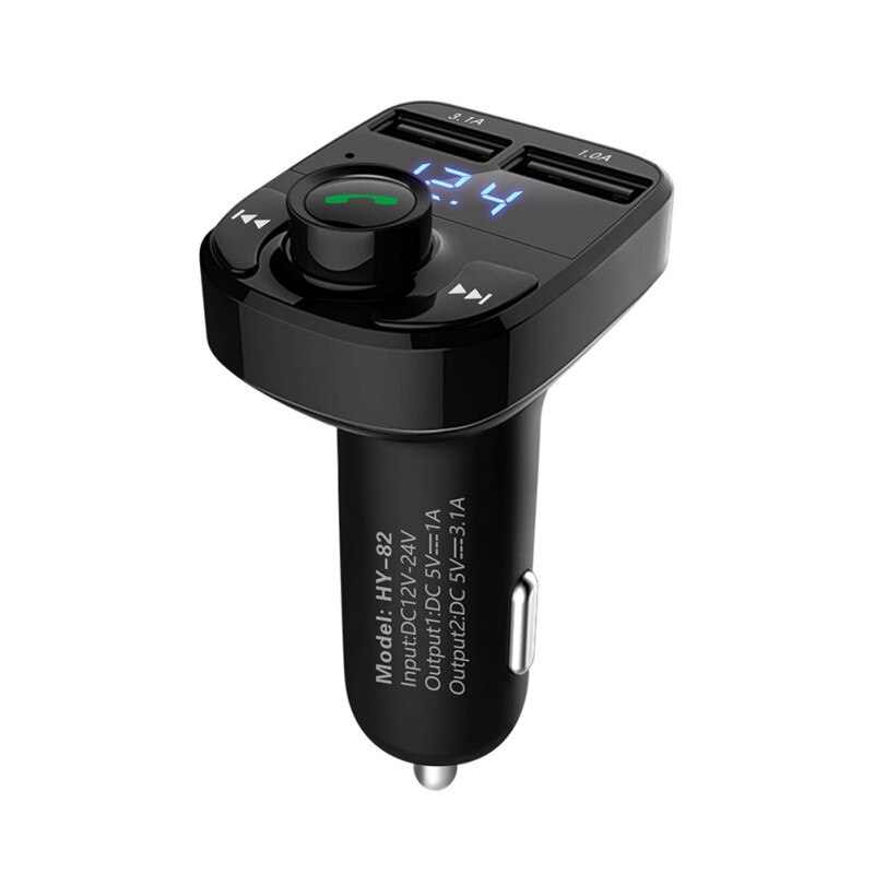 Auto MP3 Speler Bluetooth Fm-zender Kit Auto handsfree Audio MP3 Modulator Dual USB Charge Duurzaam