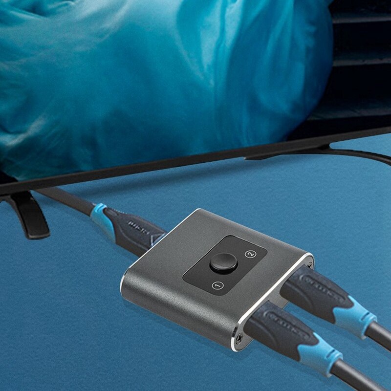 HDMI 2.0 Bidirectional Switch HDMI AB Switch HDMI 1 in 2 Out 2 in 1 Out Bidirectional Distributor